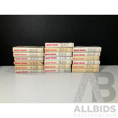 Large Collection of 19 Agatha Christie Crime Collection Books
