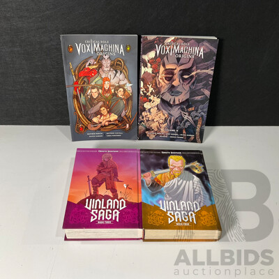 Vinland Saga by Makoto Yukimura and Critical Role Vox Machina Comic Books
