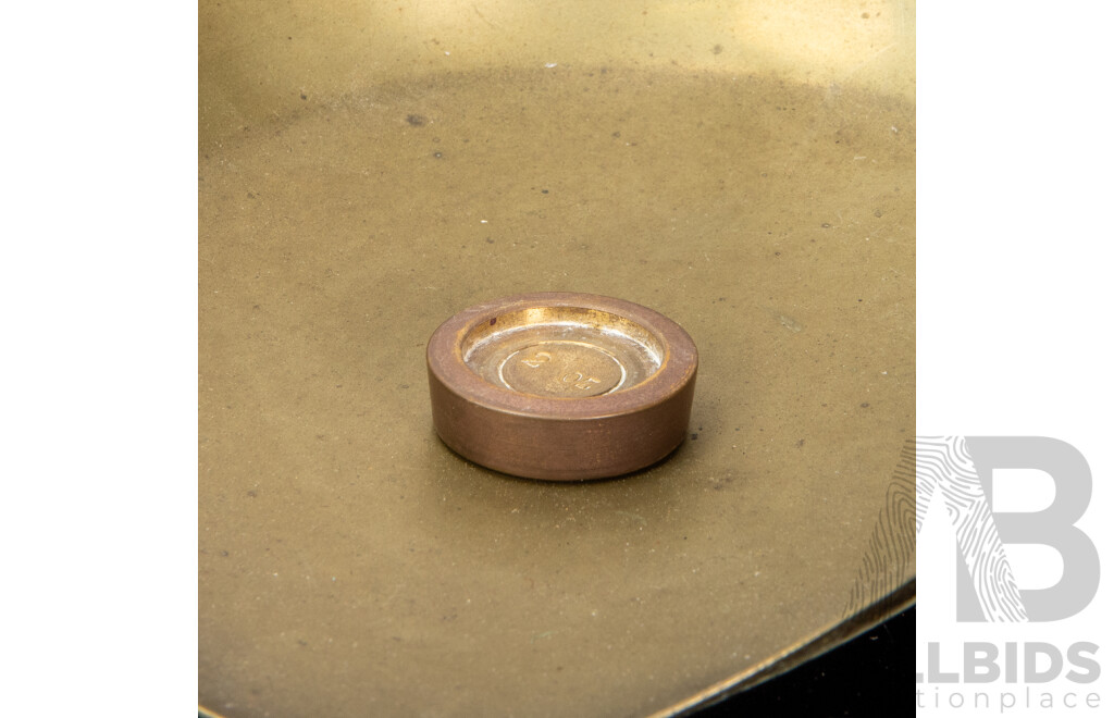 Set of Vintage Brass Counter Weight Scales