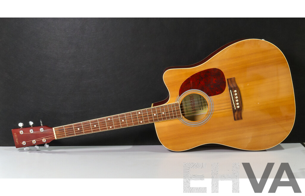 Livingstone Acoustic Guitar FAG640EQ/N, Four Band Pre-amp Pick Up