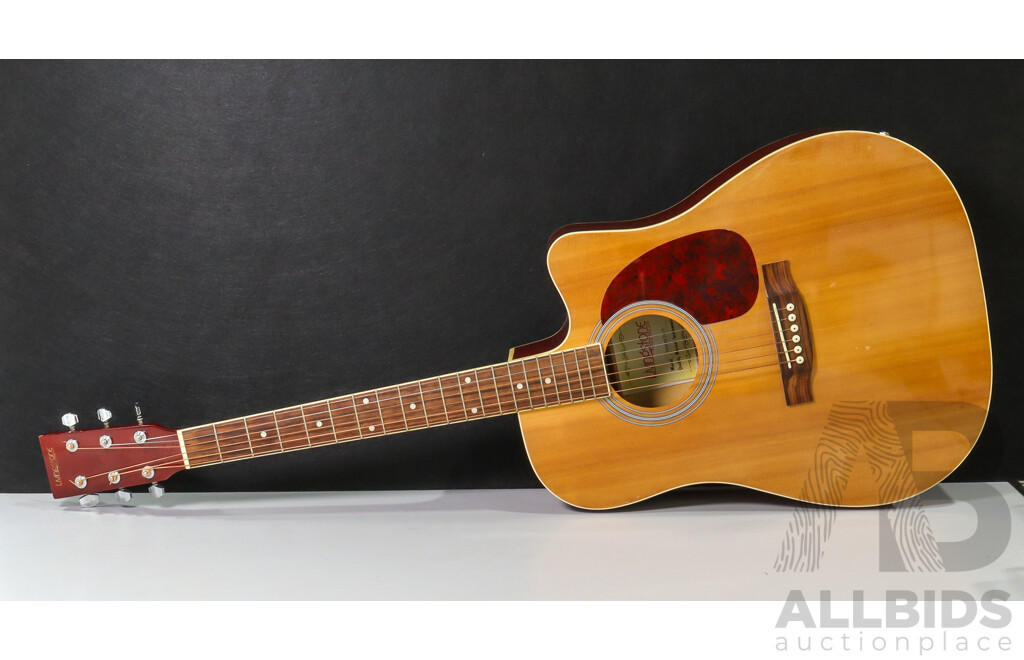 Livingstone Acoustic Guitar FAG640EQ/N, Four Band Pre-amp Pick Up