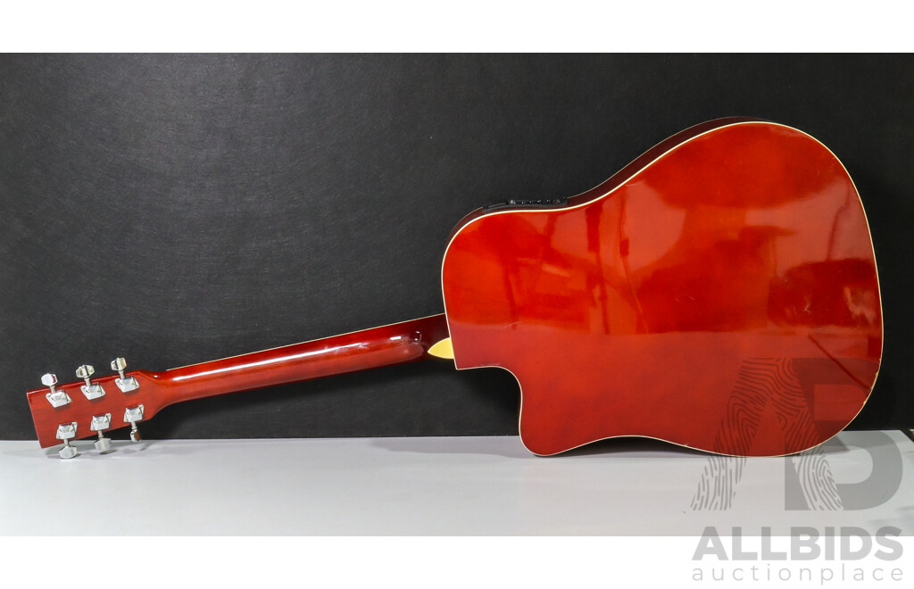 Livingstone Acoustic Guitar FAG640EQ/N, Four Band Pre-amp Pick Up