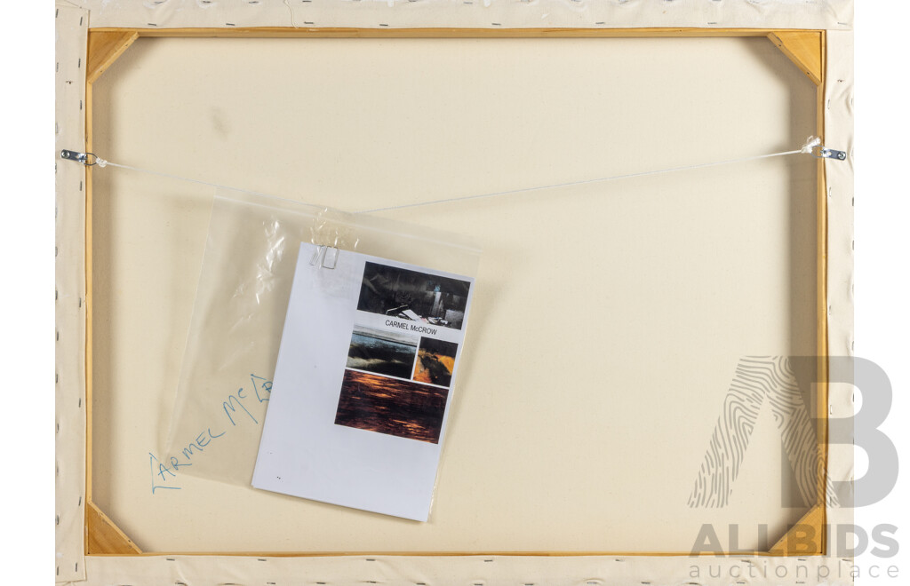 Carmel McCrow, (20th Century, Australian), I Feel (2012), Absolutely Wonderful Original Oil on Canvas, 70 x 95 cm