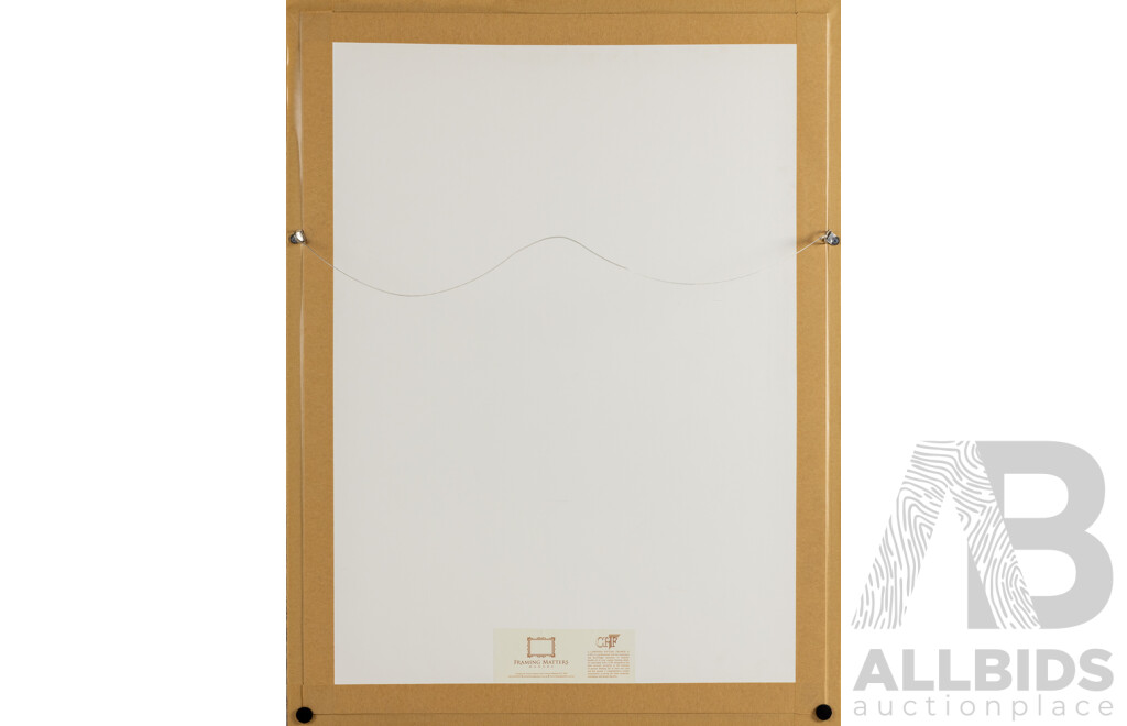 Artist Unknown, (20th Century, Haitian School), Party (1984), Wonderful Original Ink and Coloured Markers, 76 x 57 cm (frame)