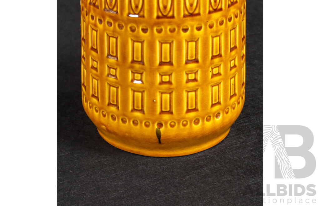 Large Glazed West German Pottery Vase