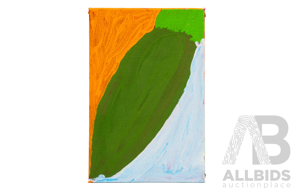 Peggy Napangardi Jones (20th Century, Indigenous-Australian, 1951-2014), Collection of Five Untitled Original MIniature Oils on Canvas Board (out of Fifteen); 15 x 10 cm (5)