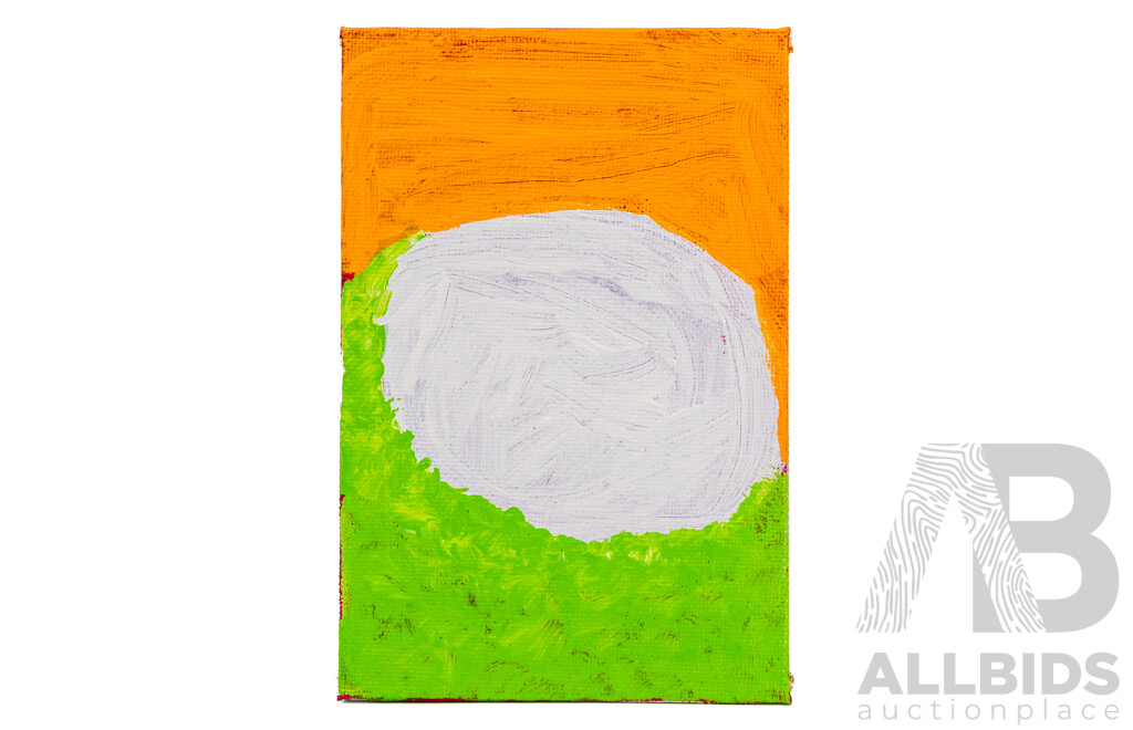 Peggy Napangardi Jones (20th Century, Indigenous-Australian, 1951-2014), Collection of Five Untitled Original MIniature Oils on Canvas Board (out of Fifteen); 15 x 10 cm (5)