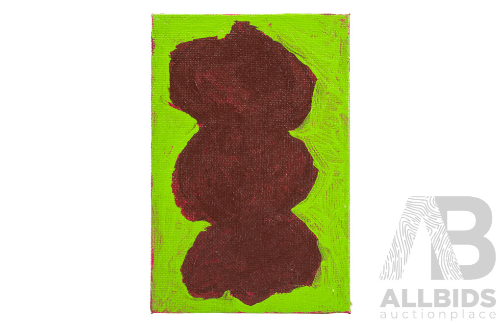 Peggy Napangardi Jones (20th Century, Indigenous-Australian, 1951-2014), Collection of Five Untitled Original MIniature Oils on Canvas Board (out of Fifteen); 15 x 10 cm (5)