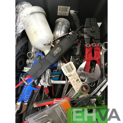 Bulk Lot of Assorted Tools Including Corded Power Tools and Other Equipment