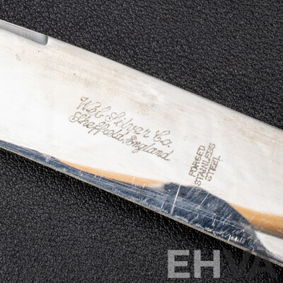 Vintage Carving Set, Including Whiting Manufacturing Co, Web Silver Co and Concord Shear Italy, all with Sterling Silver Handles