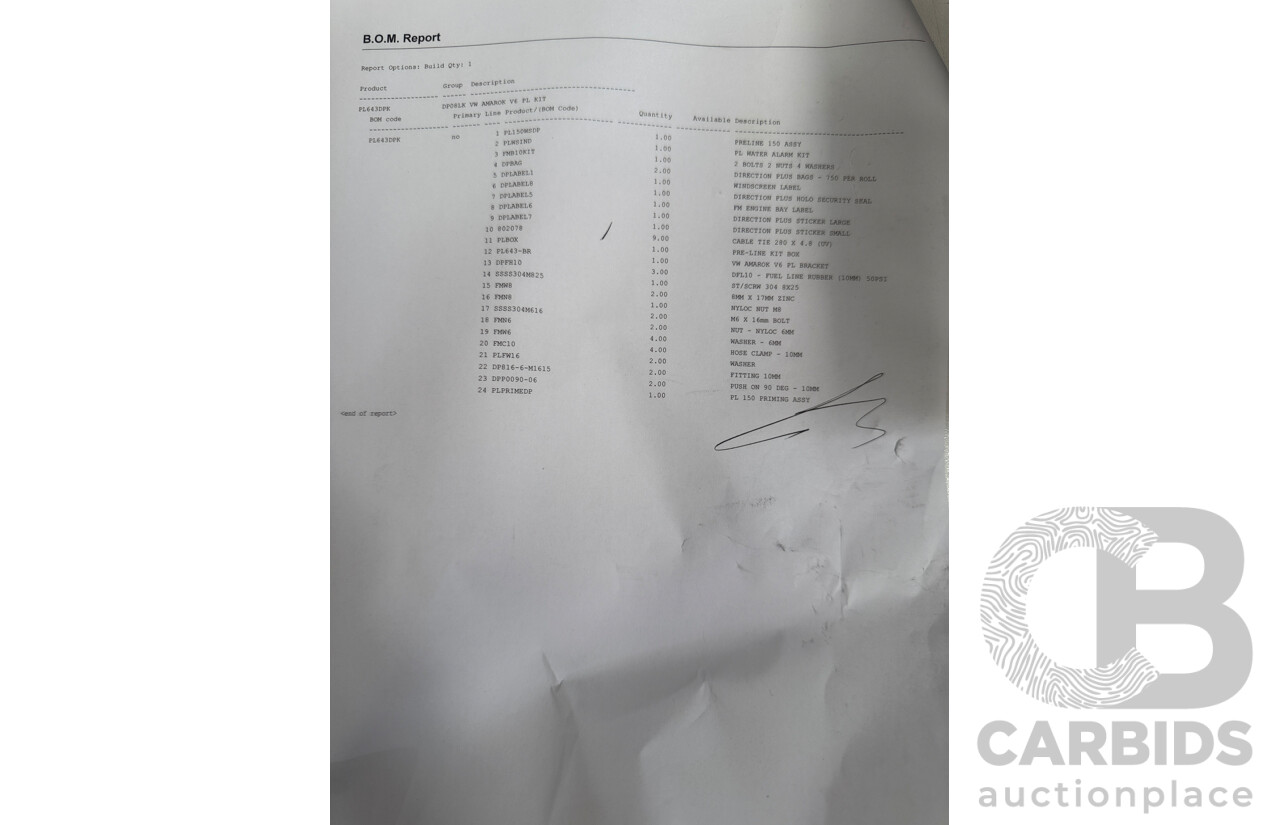 Direct Plus - Pre Filter Kit