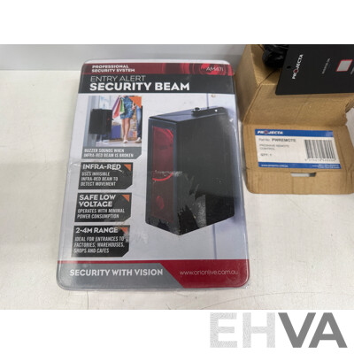 AM471 Entry Alert Security Beam + Projecta Power Remote + EasyN Ip Camera