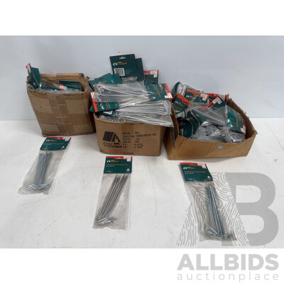 Outdoor Camping Equipment - Various Tent Pegs