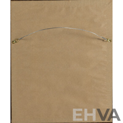 Signed Indistinctly, (20th Century, Active c1970s), Hunter in Red Shawl, Wonderful Original Vintage Oil on Canvas Board, 47 x 40 cm (frame)