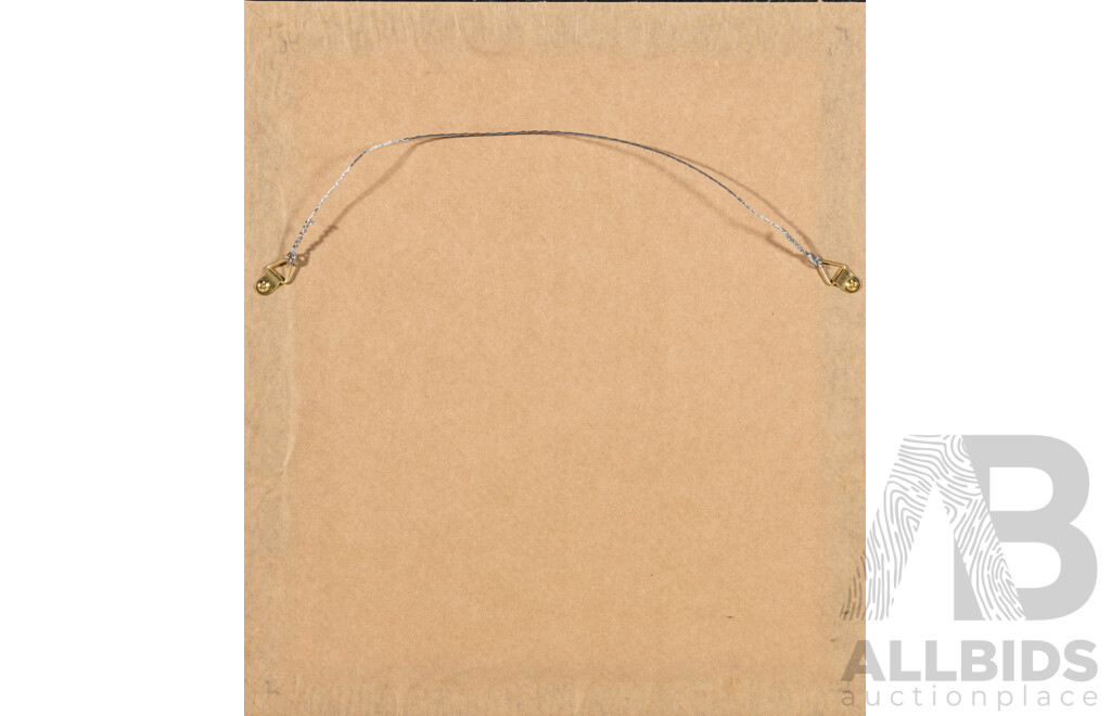 Pier Canosa, (20th Century, Italian, 1940-), Abstract Menagerie, Wonderful Editioned & Signed Etching, 42 x 37 cm (frame)