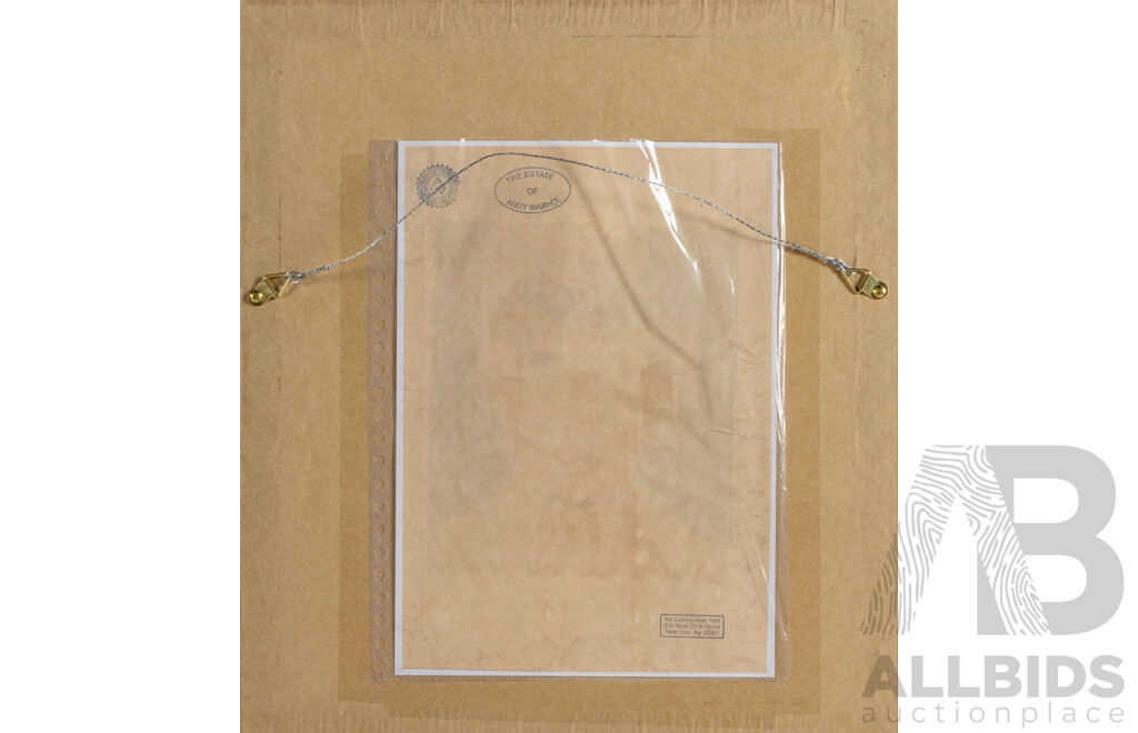 After Andy Warhol, (20th Century, American, 1928-1987), Audrey Hepburn, Screen Print, 42 x 37 cm (frame)