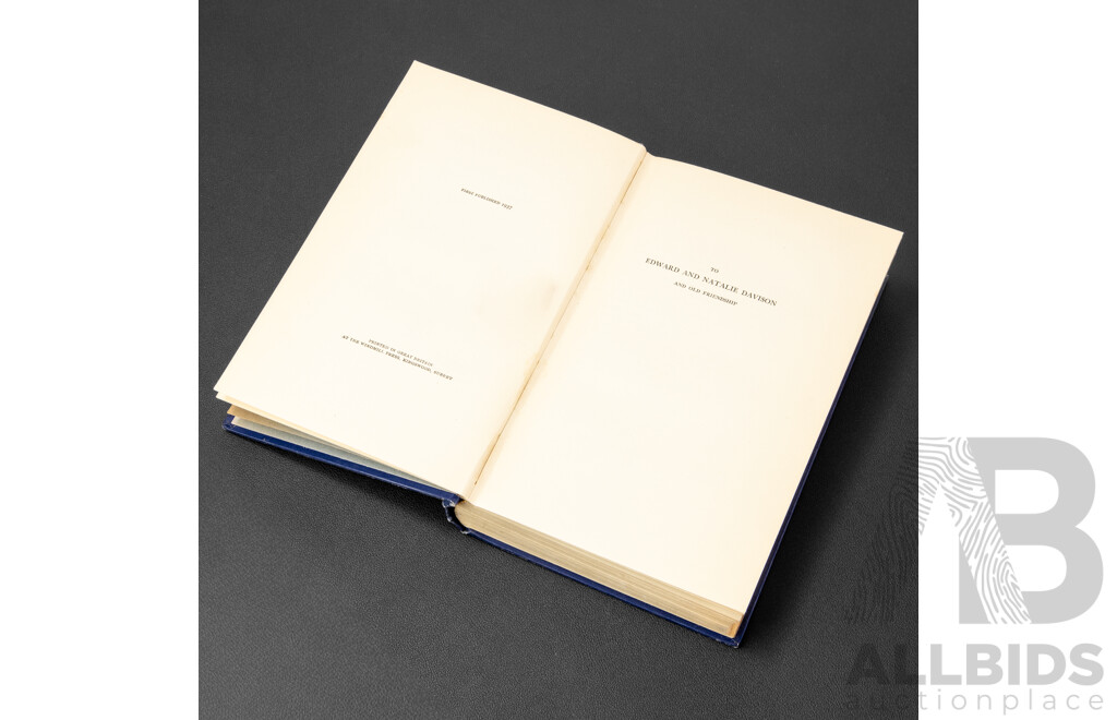 J.B. (John Boynton) Priestly (20th Century, British, 1894-1984), Midnight on the Desert, a Chapter of Autobiography, Hard Cover First Published 1937, by William Heinemann Ltd