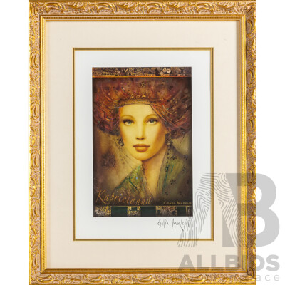Csaba Markus (20th Century, Hungarian-Born American, 1953-), Kapricianna (2021), Lithograph with Spot Varnish, 43H x 35W cm (frame)
