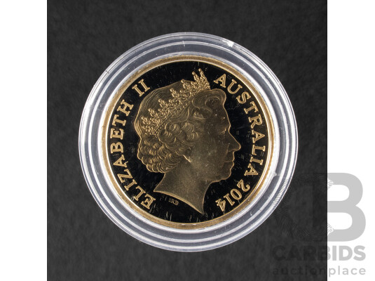 Australian RAM 2014 Proof One Dollar Coin, Berlin World Money Fair Special Release