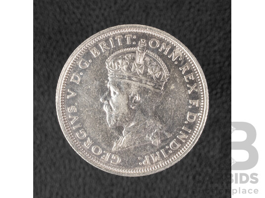 Australian 1927 Silver Florin, Parliament House, High Grade .925