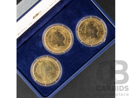 Australian RAM 2002 Three Five Dollar Coin Set, Manchester Commonwealth Games
