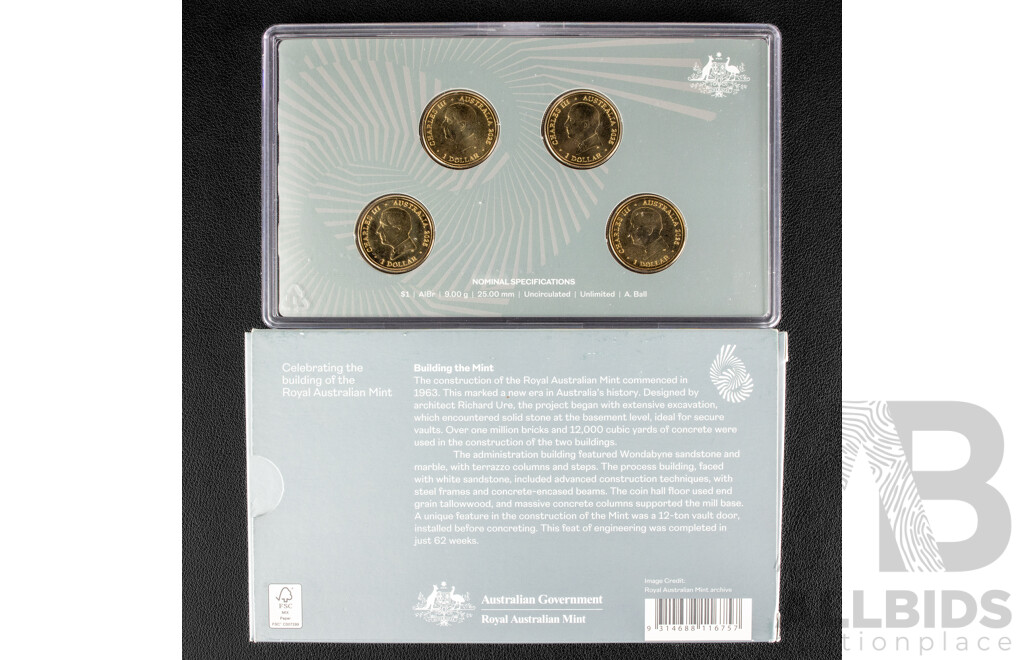 Royal Australian Mint 2025 60th Anniversary Four Coin Set, Mint Marked and Privy Marked