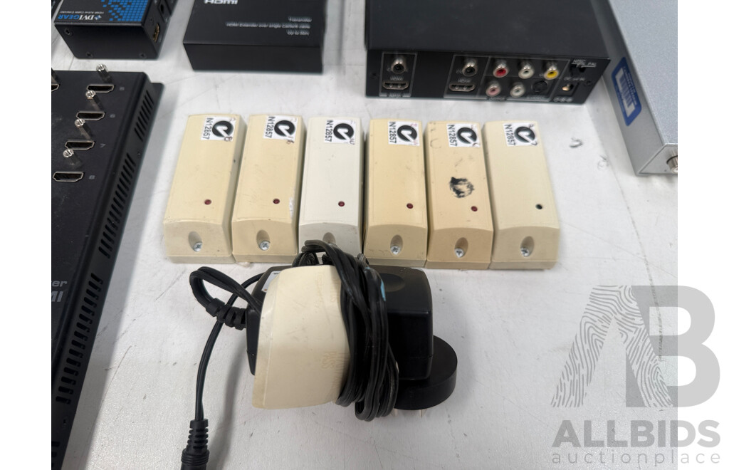 Assorted Audio & Visual Equipment - Crestron + DVIGear + Gefen Tv