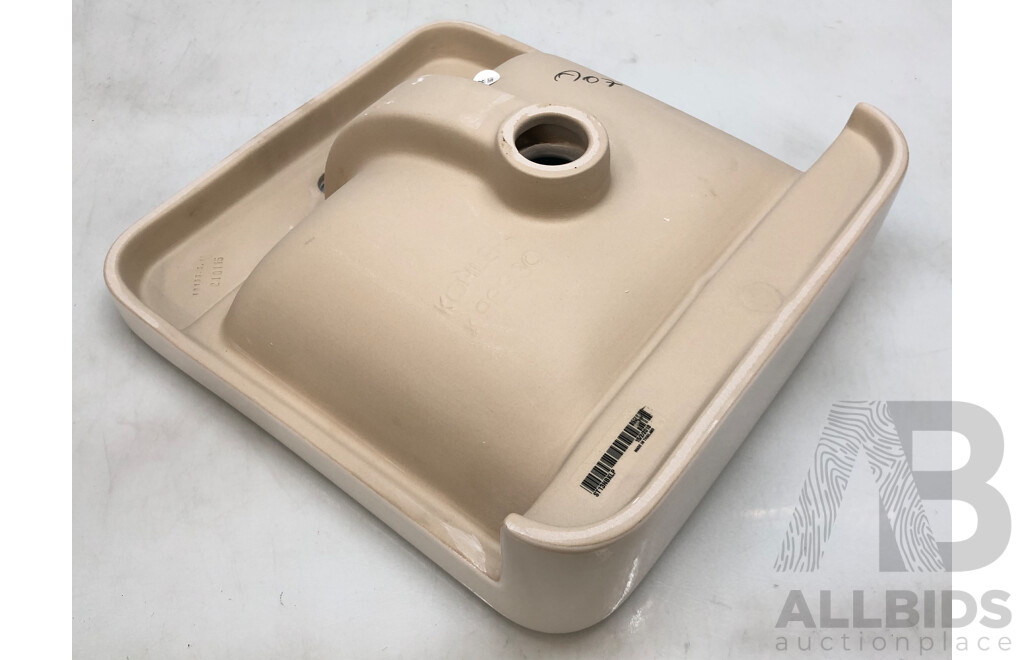 Kohler Forefront Square Semi-Recessed Basin with Tap Hole - Brand New - ORP $499.00