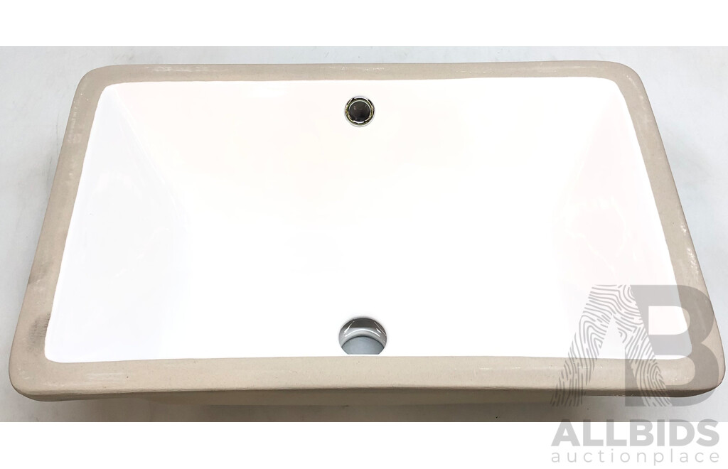 Forme Under-mount Ceramic Basin - Brand New - ORP $125.00