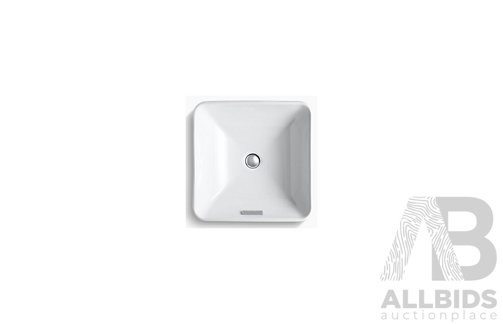 Kohler Forefront Square-Vessel Counter Top Ceramic Basin - Brand New - ORP $459.00