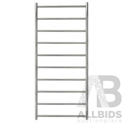 Forme Manhattan Series Round 10 Bar Heated Towel Rail - 1340mm - Brand New - RRP $1270.00