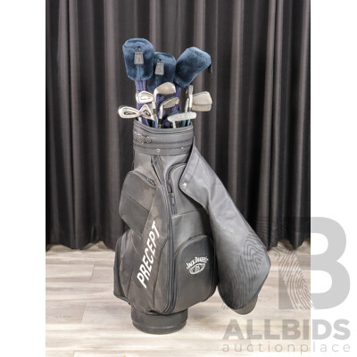 Set of 13 Jack Daniels Golf Clubs in Bag by Bridgestone