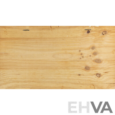 Sydney Long, (19/20th Centuries, Australian-Born British, 1871-1955), The Spirit of the Plains, Wonderful Quality Reproduction Colour Print After Original, 51 x 93 cm (frame)