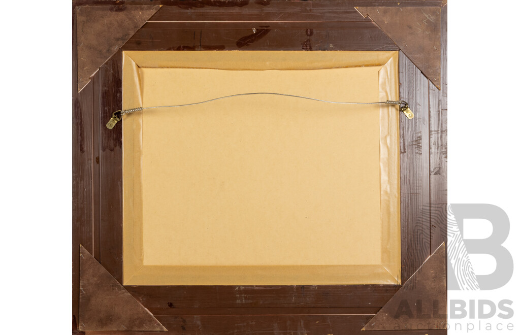 Jacob Van Ruisdael (Dutch, 1628-1682), Windmill at Wijk, Contemporary Reproduction Print After the Original, 80 x 90 cm (frame)