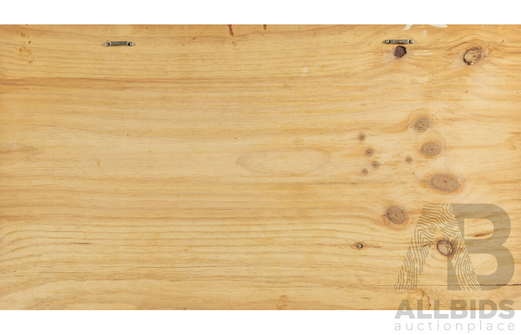 Sydney Long, (19/20th Centuries, Australian-Born British, 1871-1955), The Spirit of the Plains, Wonderful Quality Reproduction Colour Print After Original, 51 x 93 cm (frame)