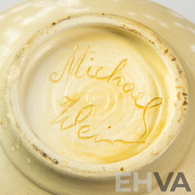 Australian Studio Pottery Lidded Bowl by Michael Wein