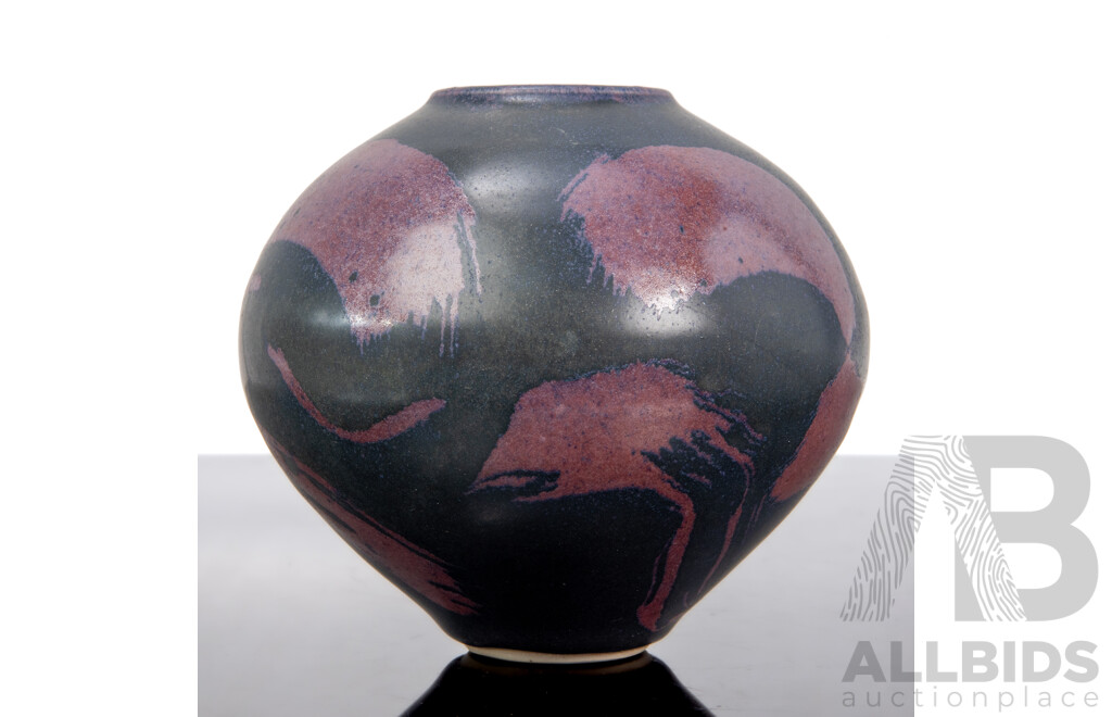 Australian Studio Pottery Vase by Greg Hamilton (c. Early 1990s)