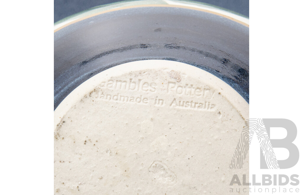 Australian Studio Pottery Vase by Gambles Pottery Victoria