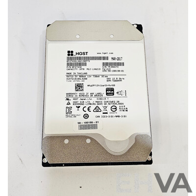 HGST (US7SSL100) 10TB SAS 12Gbps 3.5-Inch Hard Drive