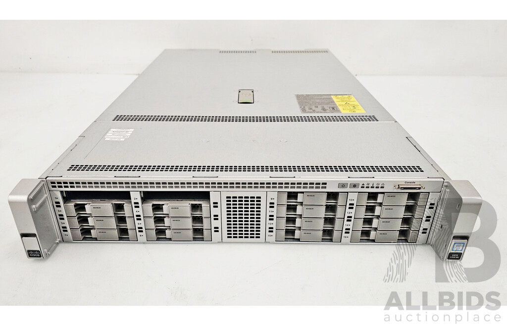Cisco UCS C240 M4 Dual Intel Xeon (E5-2667 V3) 3.20GHz-3.60GHz 8-Core CPU Server W/ 128GB DDR4