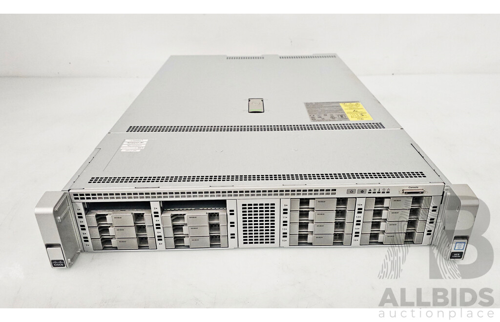 Cisco UCS C240 M4 Dual Intel Xeon (E5-2667 V3) 3.20GHz-3.60GHz 8-Core CPU Server W/ 128GB DDR4