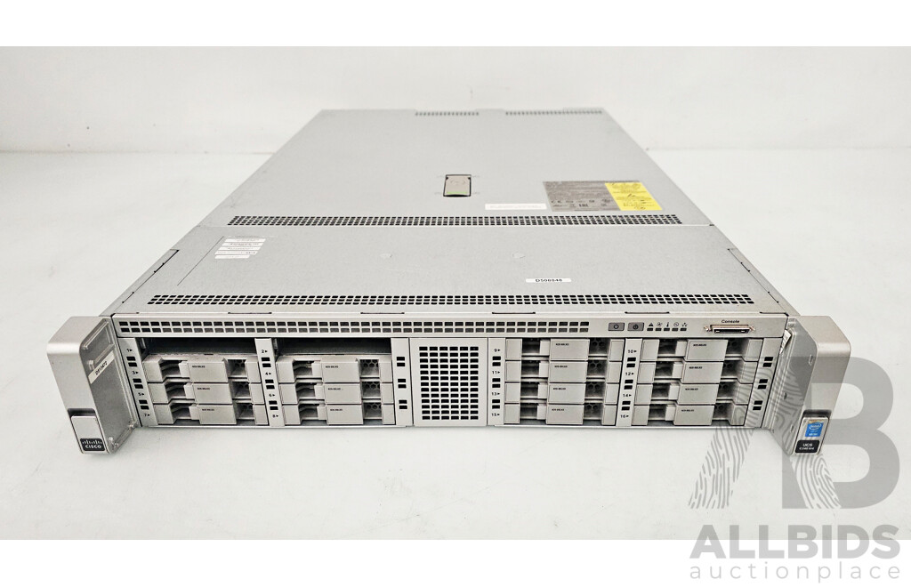 Cisco UCS C240 M4 Dual Intel Xeon (E5-2667 V3) 3.20GHz-3.60GHz 8-Core CPU Server W/ 128GB DDR4