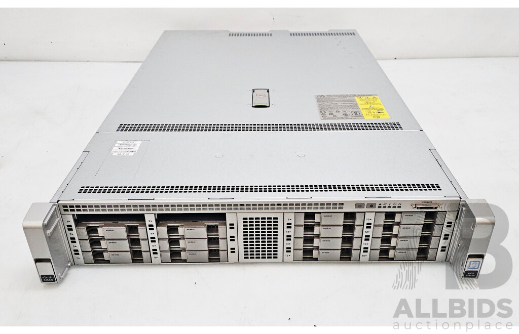 Cisco UCS C240 M4 Dual Intel Xeon (E5-2667 V3) 3.20GHz-3.60GHz 8-Core CPU Server
