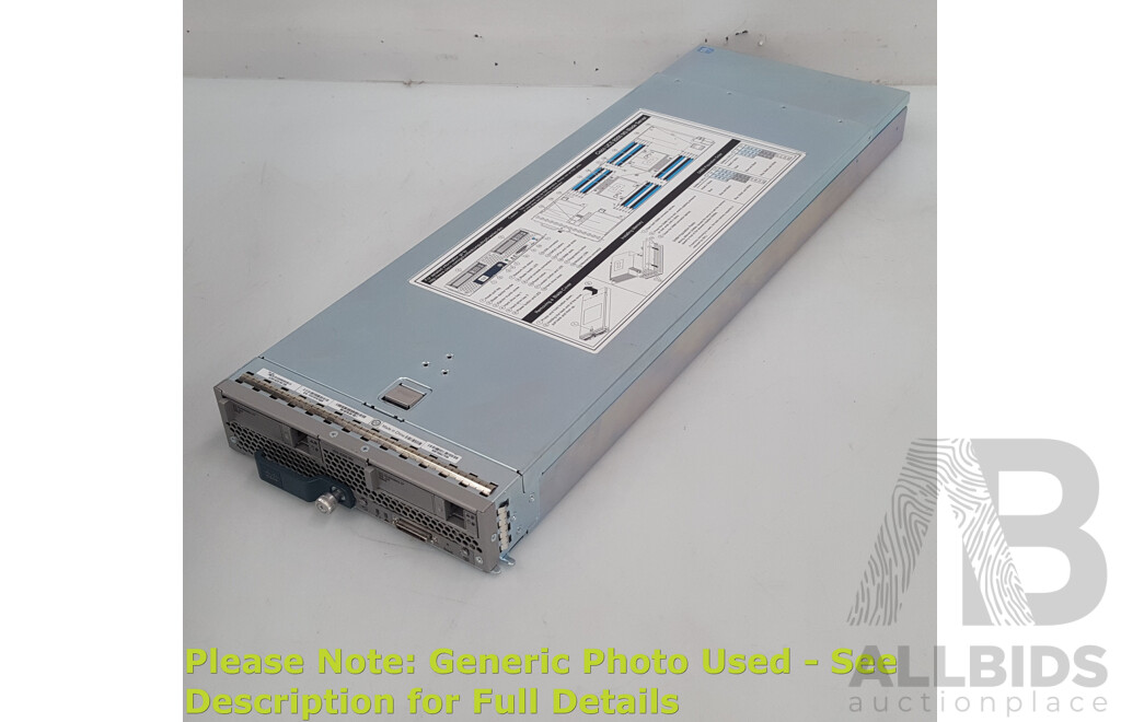 Cisco UCS B200 M3 Dual Intel Xeon (E5-2650 v2) 2.60GHz-3.40GHz 8-Core CPU Blade Server w/ 64GB DDR3