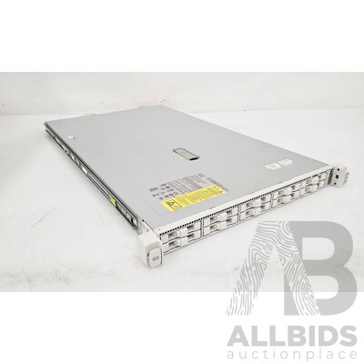 Cisco UCSC C220 M5 Dual Intel Xeon GOLD (6126) 2.60GHz-3.70GHz 12-Core CPU 1RU Server W/ 64GB DDR4