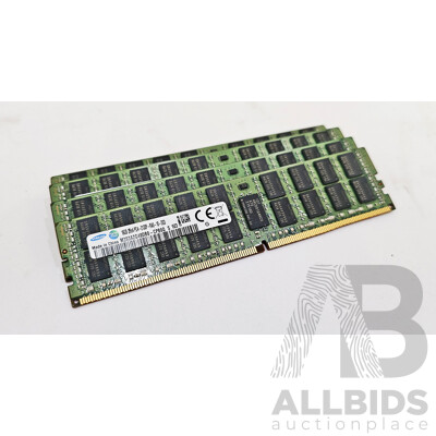 Samsung 16GB ECC DDR4 RDIMM RAM - Lot of Four