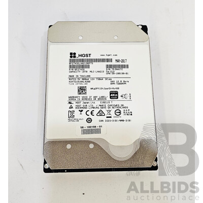 HGST (US7SSL100) 10TB SAS 12Gbps 3.5-Inch Hard Drive