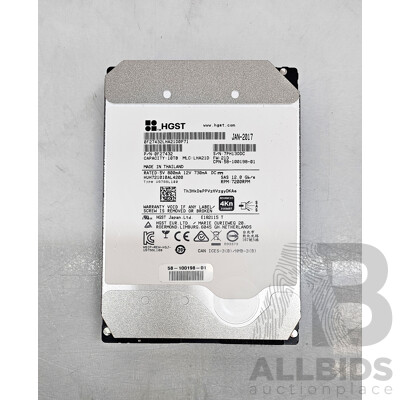 HGST (0F27432) 10TB SAS 12Gbps 3.5-Inch Hard Drive