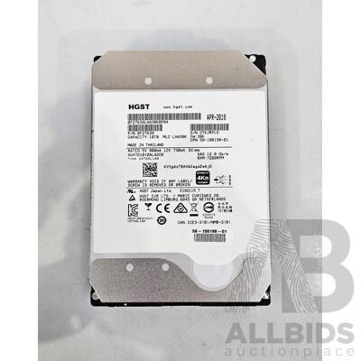 HGST (0F27639) 10TB SAS 12Gbps 3.5-Inch Hard Drive