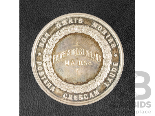 Stokes and Son University of Melbourne John Smyth Silver Medal, Honoring Professor D.B Copland .925